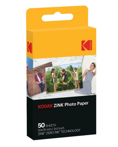 Фотохартия Kodak - Zink 2x3", 50 pack - 1