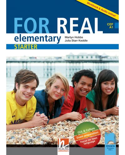 For real Elementary Starter: Английски език - ниво A1 и A2 (преговорна книга) - 1