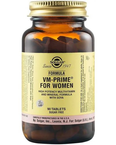 Formula VM-Prime for Women, 90 таблетки, Solgar - 1