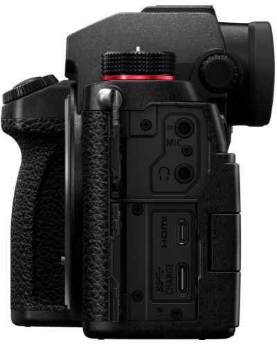 Безогледален фотоапарат Panasonic - Lumix S5, Black - 4