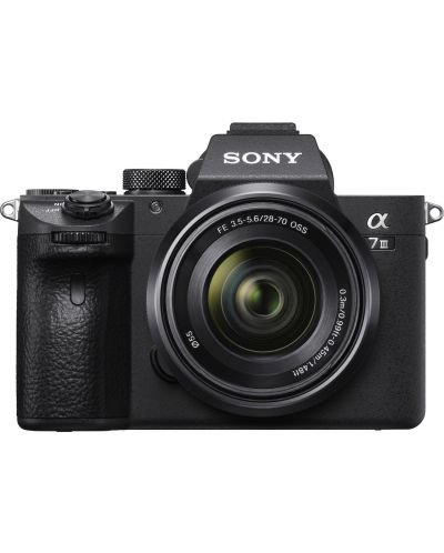 Фотоапарат Sony - Alpha A7 III, FE 28-70mm OSS + Обектив Sony - FE, 50mm, f/1.8 - 3
