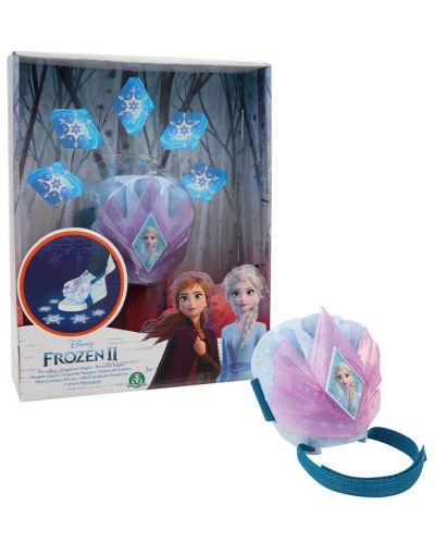 Игрален комплект Frozen 2 - Прожектор на снежни кристали Ice Walker - 1