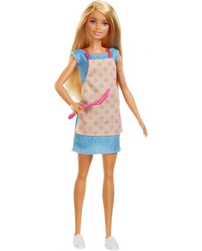 Игрален комплект Mattel Barbie - Кухнята на Барби, със звук и светлини - 2