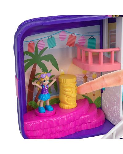 Игрален комплект Mattel Polly Pocket - Скритите места, на плажа - 5