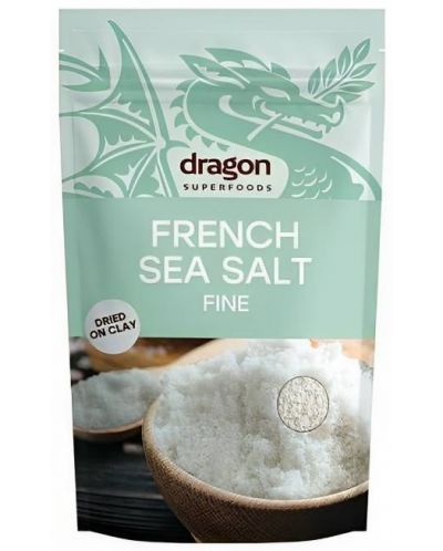 Френска морска сол, фина, 500 g, Dragon Superfoods - 1