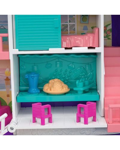 Игрален комплект Mattel Polly Pocket - Скритите места, на плажа - 4