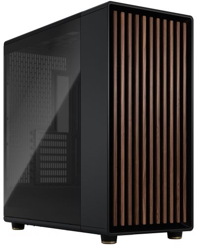 Кутия Fractal Design - North XL, mid tower, черна/прозрачна - 1