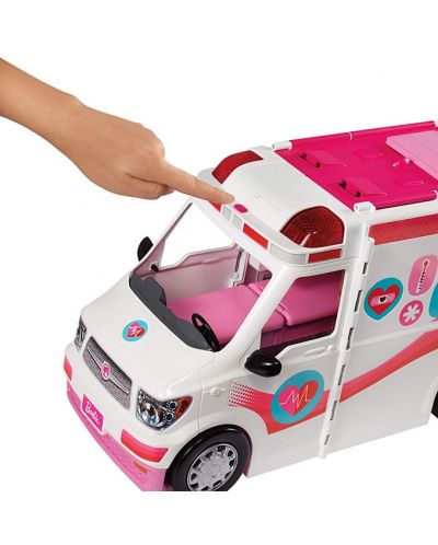 Игрален комплект Mattel Barbie - Линейка с мобилна клиника - 7