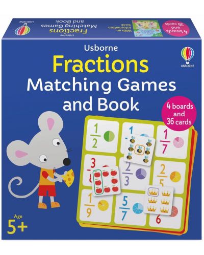 Fractions: Matching Games and Book - 1