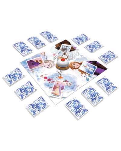 Детска настолна игра Trefl Frozen 2 - Бум Бум, с карти - 2