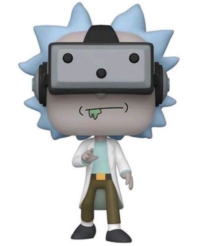 Фигура Funko POP! Animation: Rick and Morty - Gamer Rick (with VR) (Special Edition) #741 - 1