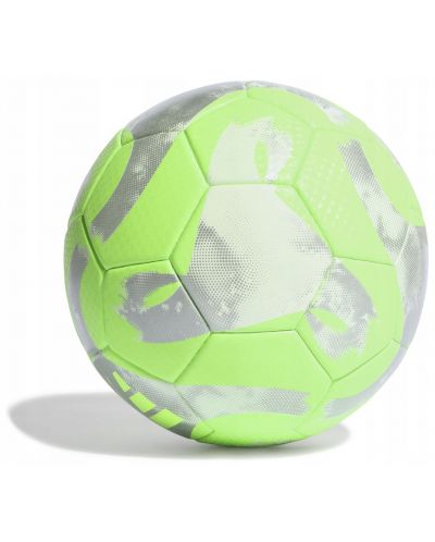 Футболна топка Adidas - Tiro League, размер 5, зелена/сребриста - 2