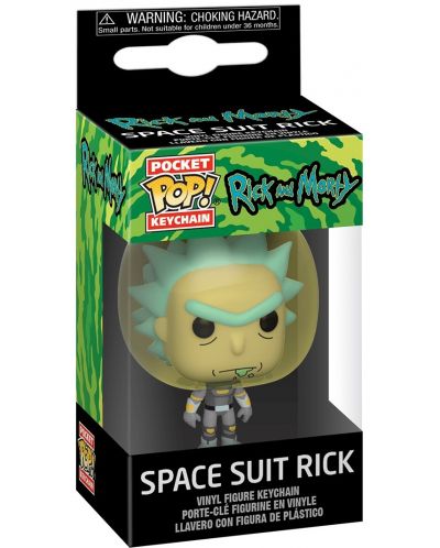 Ключодържател Funko Pocket POP! Animation: Rick & Morty - Space Suit Rick - 2