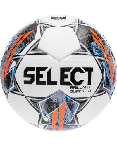 Футболна топка Select - Brillant Super TB v22, размер 5, многоцветна - 1