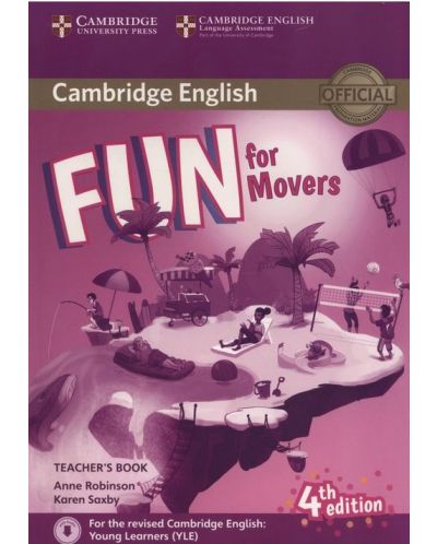 Fun for Movers: Teacher's Book with Downloadable Audio (4th edition) / Английски за деца: Книга за учителя + аудио материали за сваляне - 1