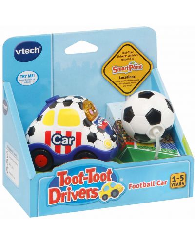Детска играчка Vtech - Футболна кола, със светлина и звук - 2