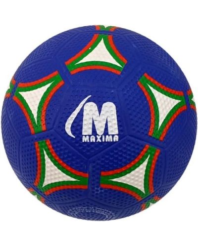 Футболна топка Maxima - гумена, размер 5, синя - 1