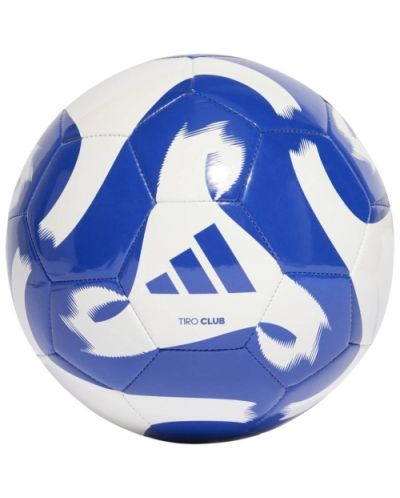 Футболна топка Adidas - Tiro Club, размер 5, бяла/синя - 1