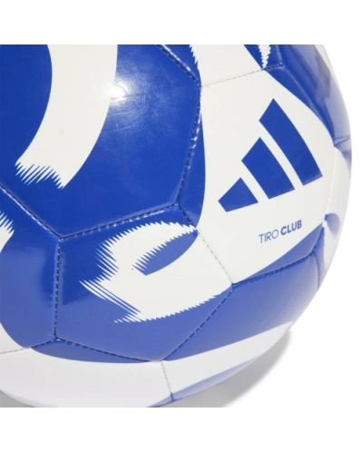 Футболна топка Adidas - Tiro Club, размер 5, бяла/синя - 3