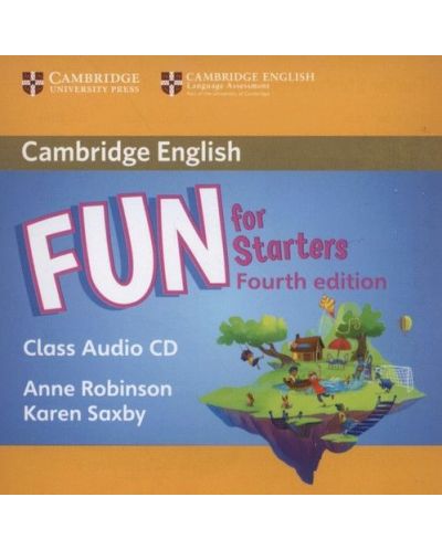 Fun for Starters: Class Audio CD (4th edition) / Английски за деца: Аудио CD за работа в клас - 1