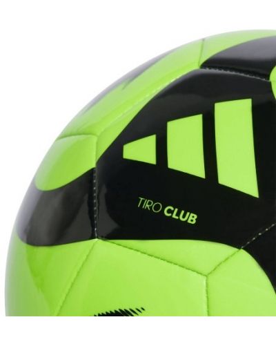Футболна топка Adidas - Tiro Club, размер 5, зелена/черна - 3