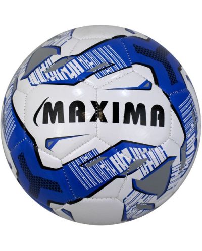 Футболна топка Maxima - Soft vinil, размер 5, синя - 1