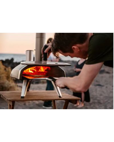 Фурна за пица на дървени пелети Ooni - Fyra 12, стомана - 9
