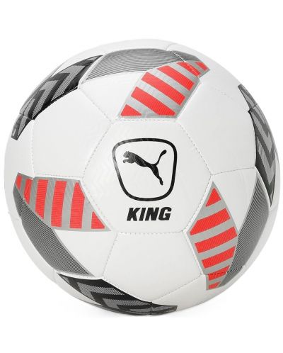 Футболна топка Puma - King, размер 5, бяла - 1