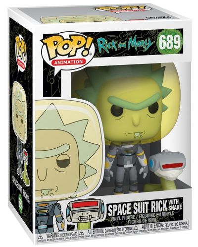 Фигура Funko POP! Animation: Rick & Morty - Space Suit Rick with Snake, #689 - 2