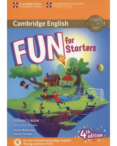 Fun for Starters: Student's Book with Audio and Online activities (4th edition) / Английски за деца: Учебник с аудио и онлайн активности - 1