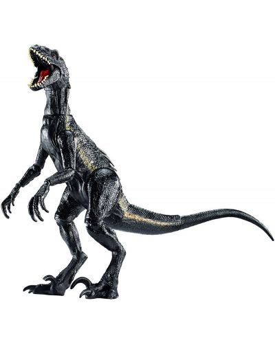 Екшън фигурка Mattel Jurassic World - Индораптор, с управление и звук - 3