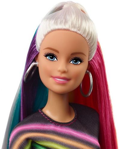 Игрален комплект Mattel Barbie - Прическа Дъга - 8