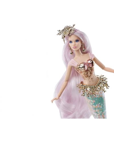 Колекционерска кукла Mattel Barbie - Митична русалка - 4