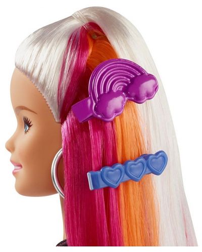 Игрален комплект Mattel Barbie - Прическа Дъга - 12
