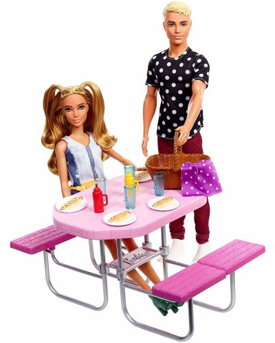 Игрален комплект Mattel Barbie - Пикник - 4
