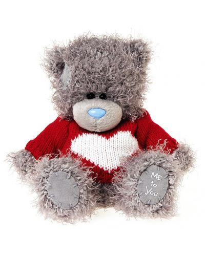 Мече Me To You - HEART KNITTED JUMPER