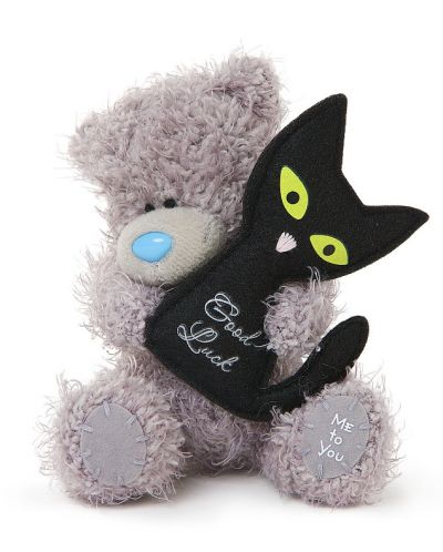 Мече Me To You - GOOD LUCK BLACK CAT