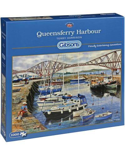 Пъзел Gibsons от 1000 части - Пристанище в Шотландия, Тери Харисън - 1