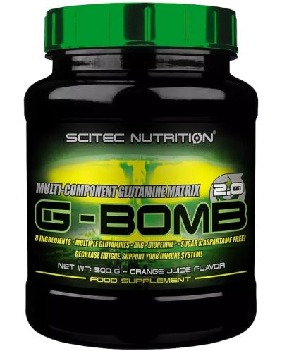 G-Bomb 2.0, портокалов сок, 500 g, Scitec Nutrition - 1
