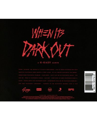 G-Eazy - When It's Dark Out (CD) - 2