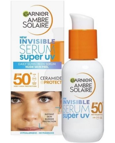 Garnier Ambre Solaire Серум за лице Super UV, SPF50, 30 ml - 1