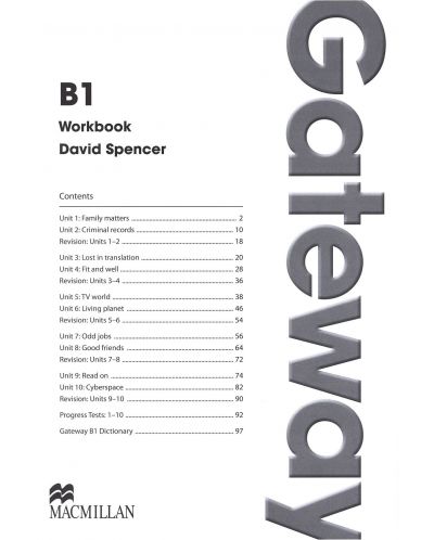 Gateway B1:  Workbook / Английски език (Работна тетрадка) - 3