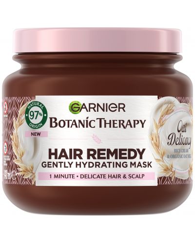 Garnier Botanic Therapy Маска за коса Oat Delicacy, 340 ml - 1