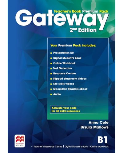 Gateway 2nd Edition B1: Teacher's Book Premium Pack / Английски език - ниво B1: Книга за учителя + код - 1