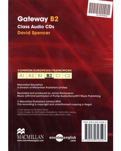 Gateway B2:  Class CD / Английски език (аудио CD) - 2