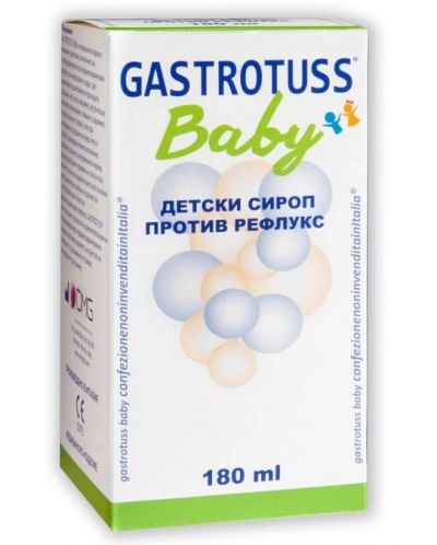 Gastrotuss Baby Сироп против рефлукс, 180 ml, DMG Italia - 1