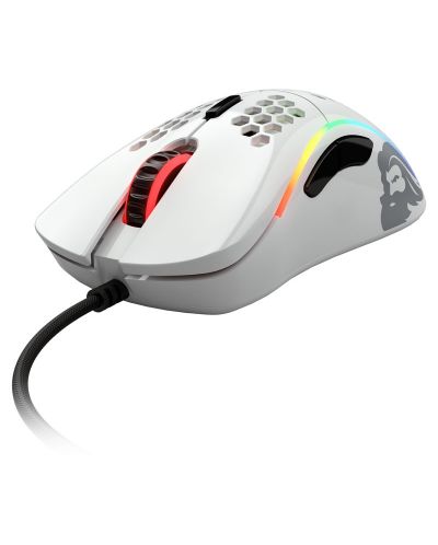 Гейминг мишка Glorious - Odin Model D, оптична, Glossy white