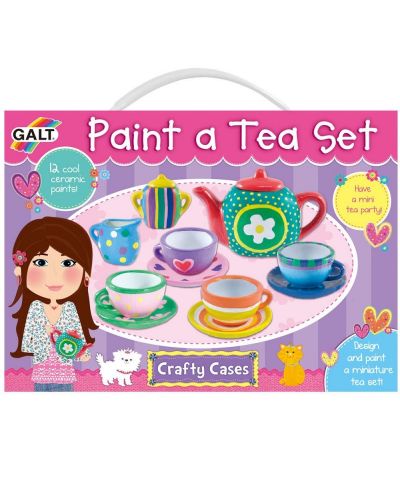 Комплект за оцветяване Galt - Нарисувай сервизът за чай - 1
