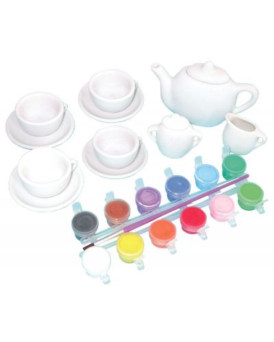 Творчески комплект за рисуване Galt - Сервиз за чай - 2