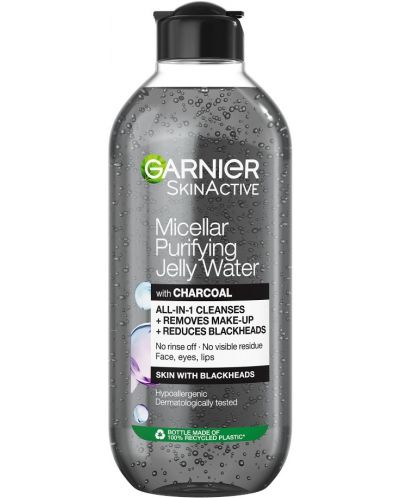 Garnier Мицеларна гел-вода за лице Pure Active Charcoal, 400 ml - 1